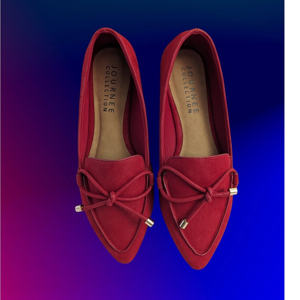 Journee Collection Women's Bold Red Flats